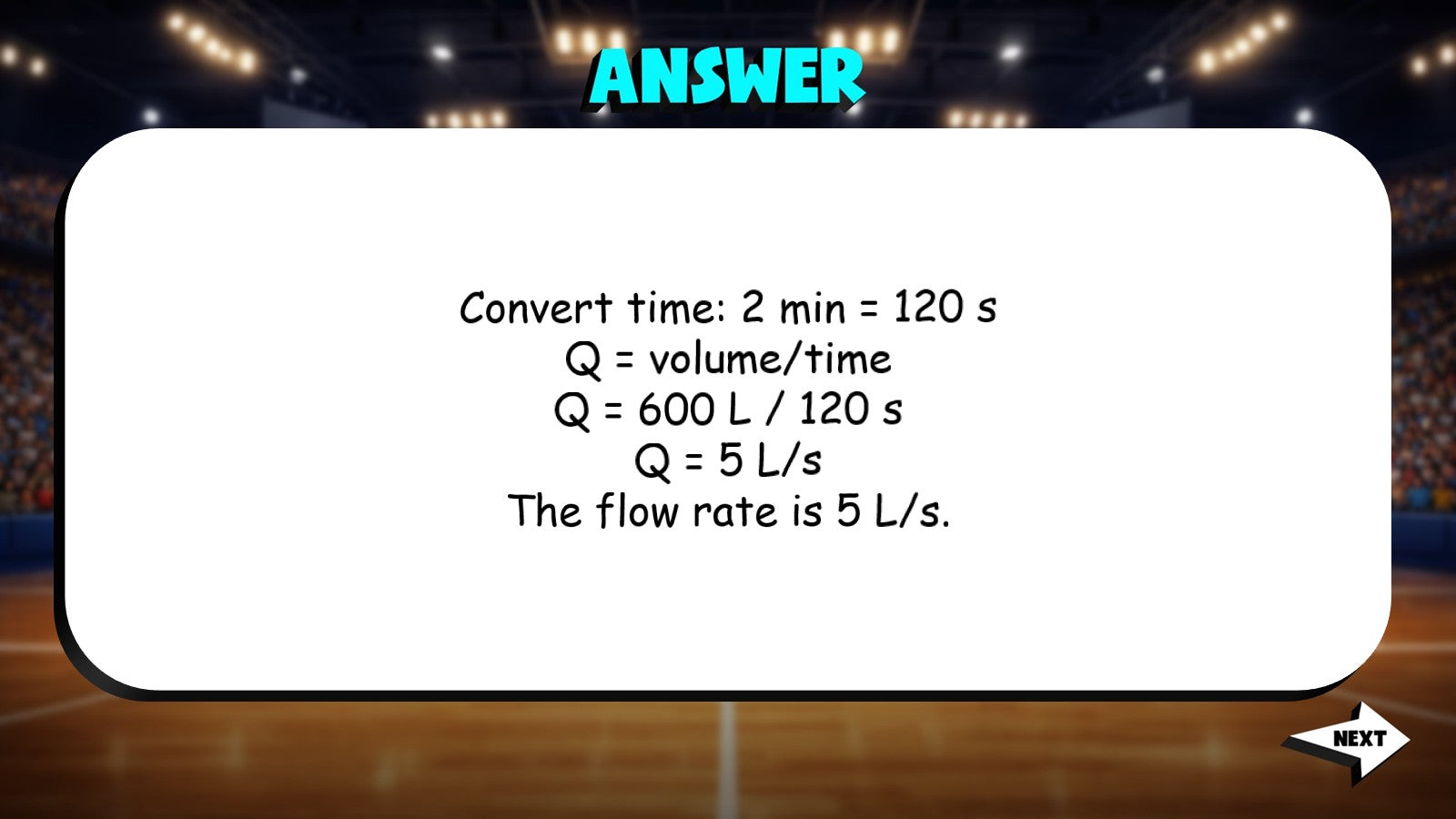 Flow Rate Concept TRASHKETBALL Science Game - No Prep Physics Review Activity