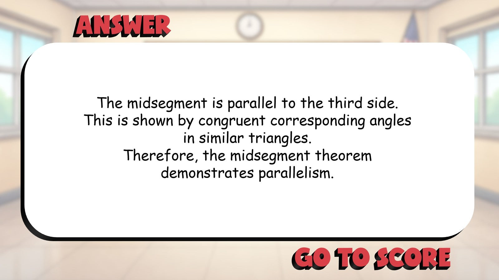 Midsegment Theorem BIG TERRIBLE GAME - No Prep Geometry Math Review Activity