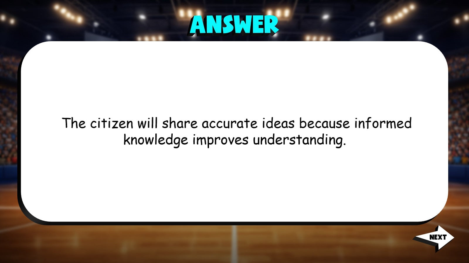 Informed Citizenship TRASHKETBALL Socials Game - No Prep Grade 4 Review Activity