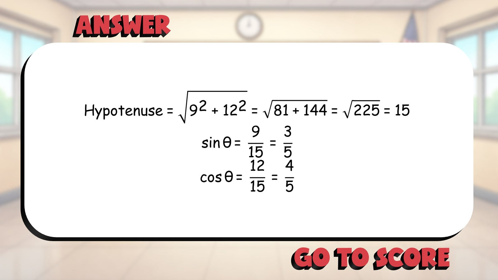 Sine Cosine Tangent BIG TERRIBLE GAME - No Prep Geometry Math Review Activity