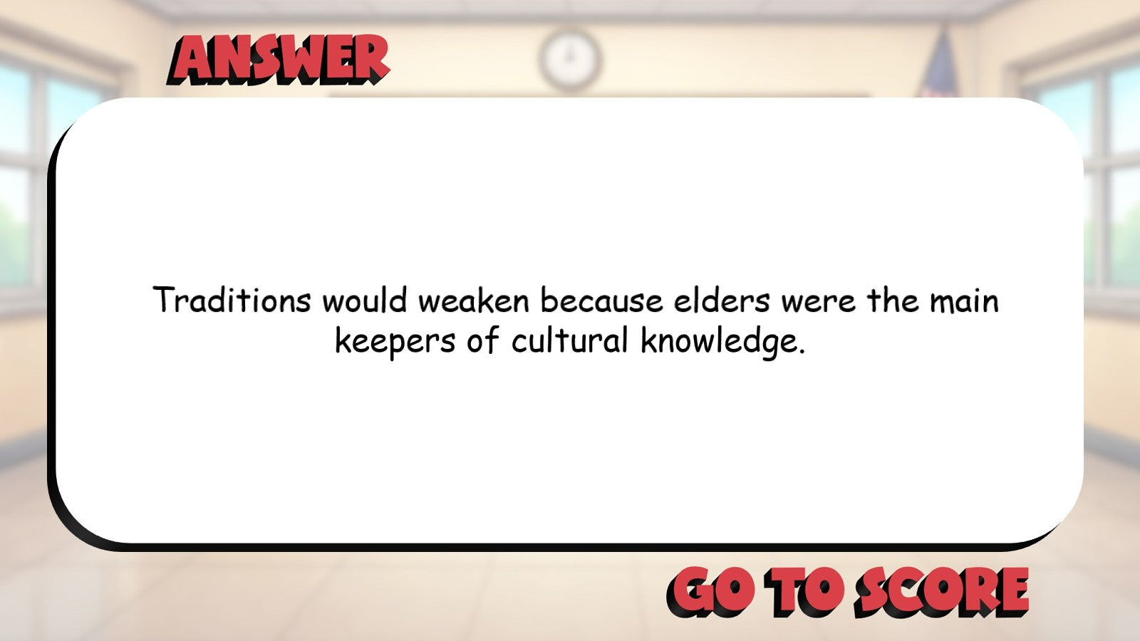 Indigenous Traditions & Beliefs BIG TERRIBLE GAME - Grade 3 Socials Review