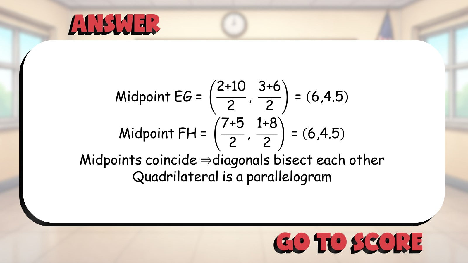 Proving Quadrilaterals BIG TERRIBLE GAME - No Prep Geometry Math Review Activity