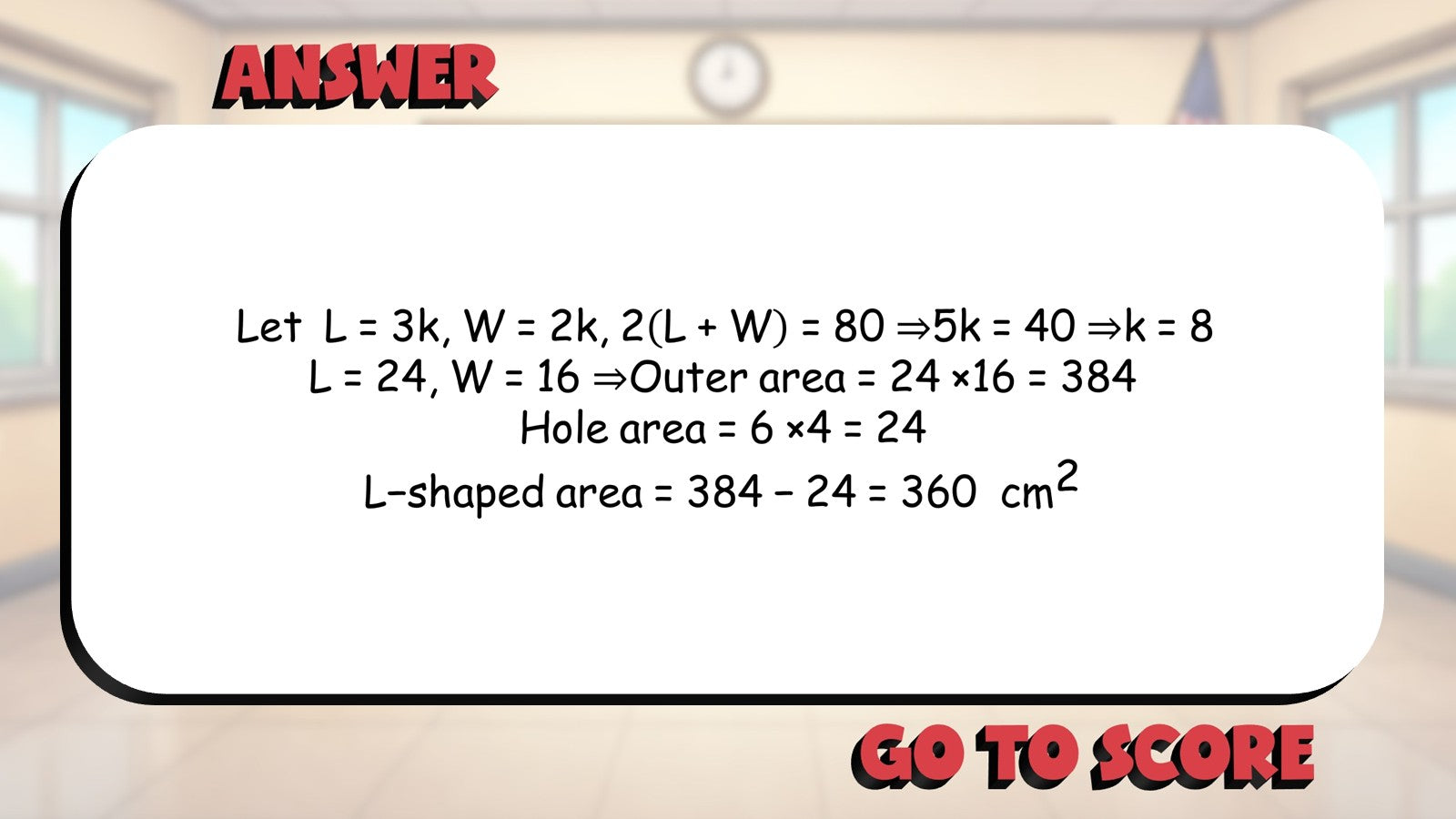 Area of Composite Figures BIG TERRIBLE GAME - No Prep Geometry Math Review