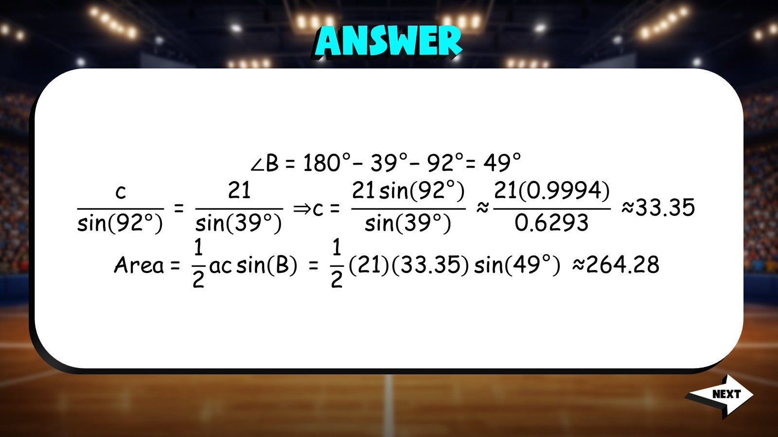 Using Law of Sines TRASHKETBALL Math Game - No Prep Algebra 2 Review Activity