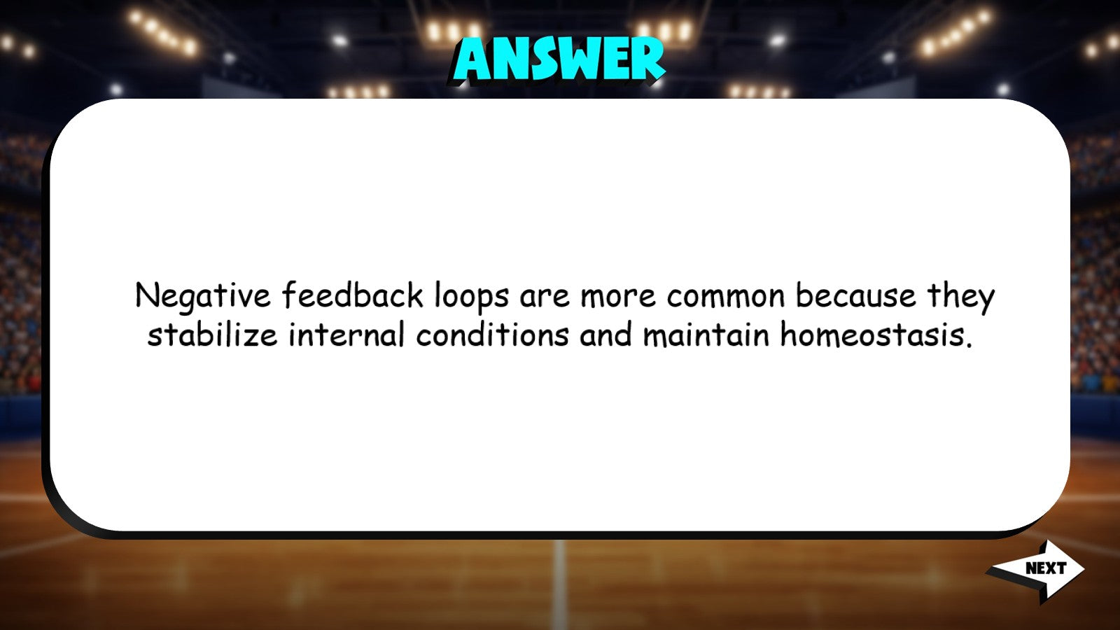 Feedback Regulation in Endocrine Control TRASHKETBALL Science Game - Biology