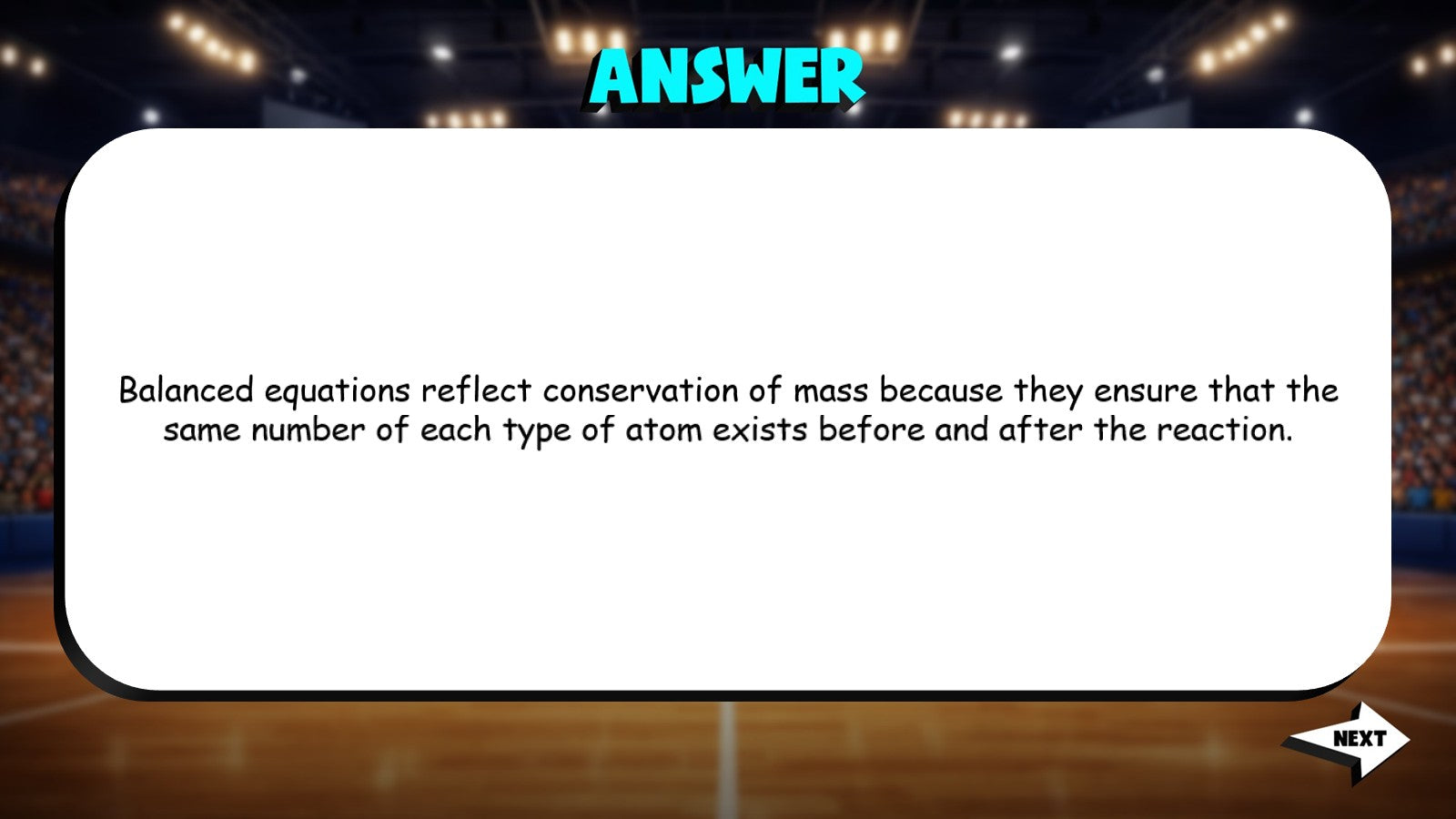 Law of Conservation of Mass TRASHKETBALL Science Game - No Prep Chemistry Review