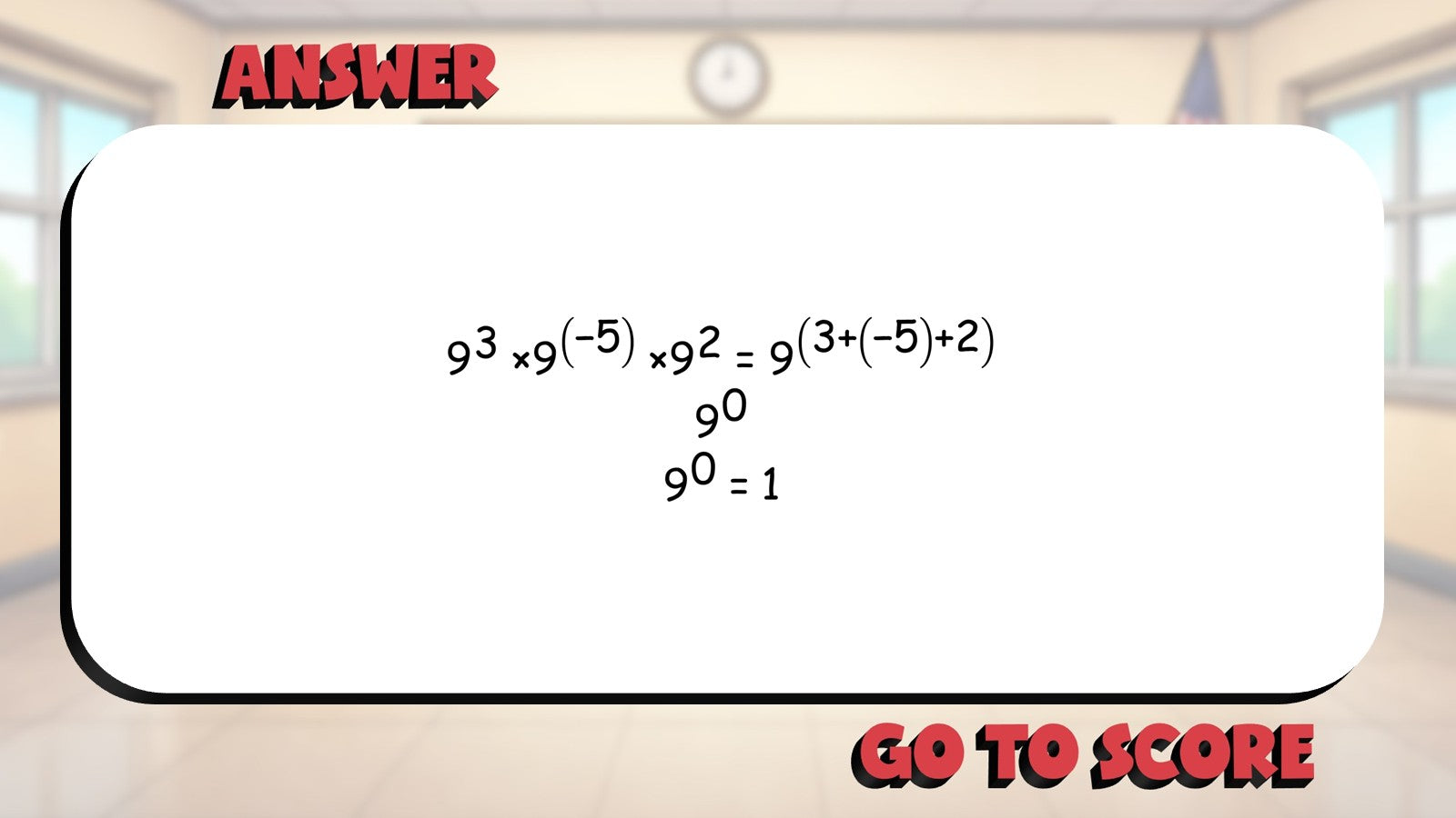 Product Rule of Exponents BIG TERRIBLE GAME - No Prep Algebra 1 Math Review