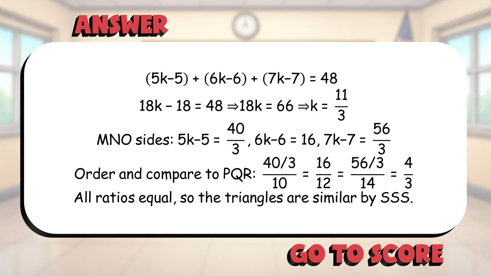 SSS Similarity BIG TERRIBLE GAME - No Prep Geometry Math Review Activity