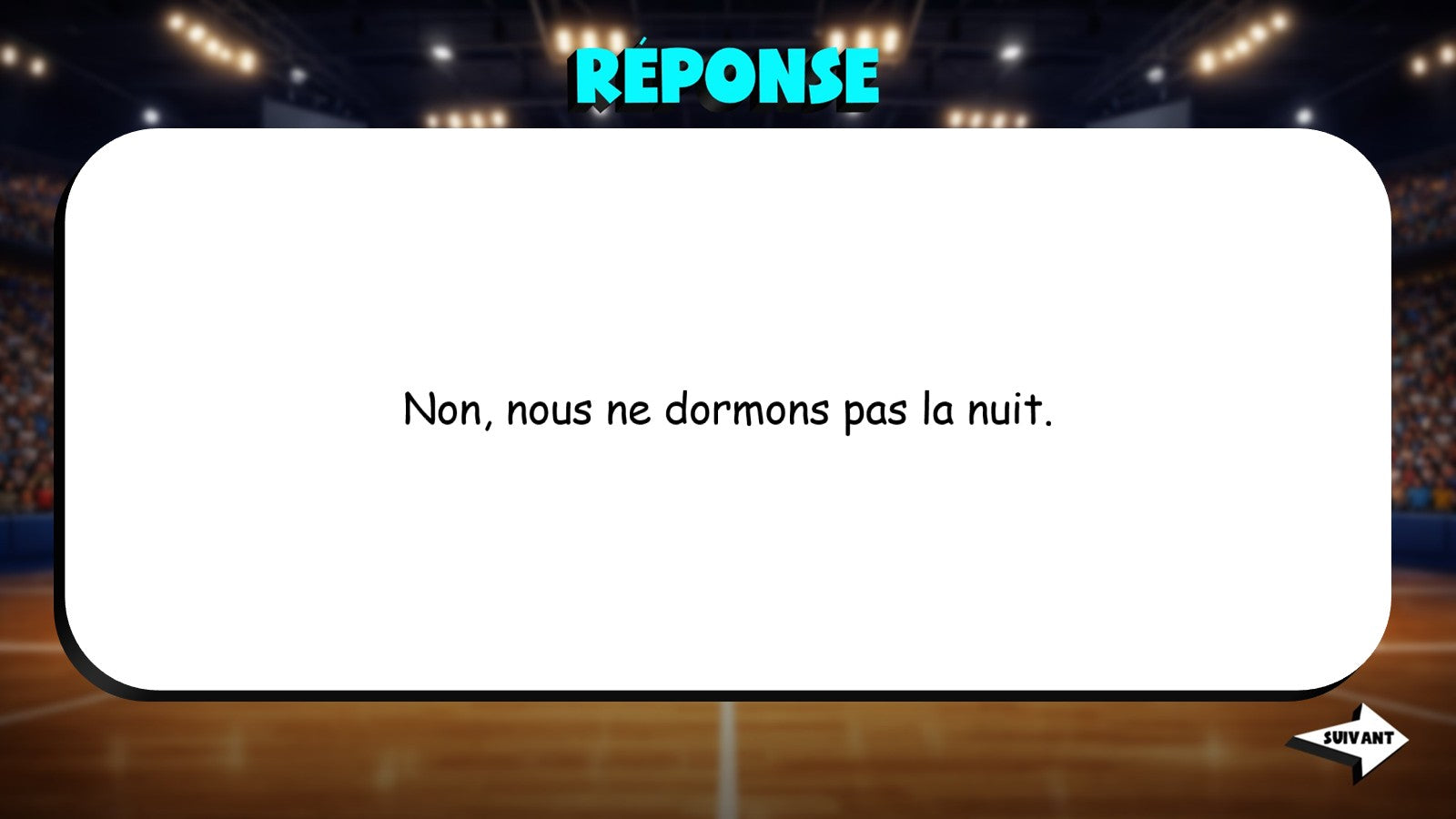 Answer the Question - Storytelling TRASHKETBALL French Game - No Prep Exercise