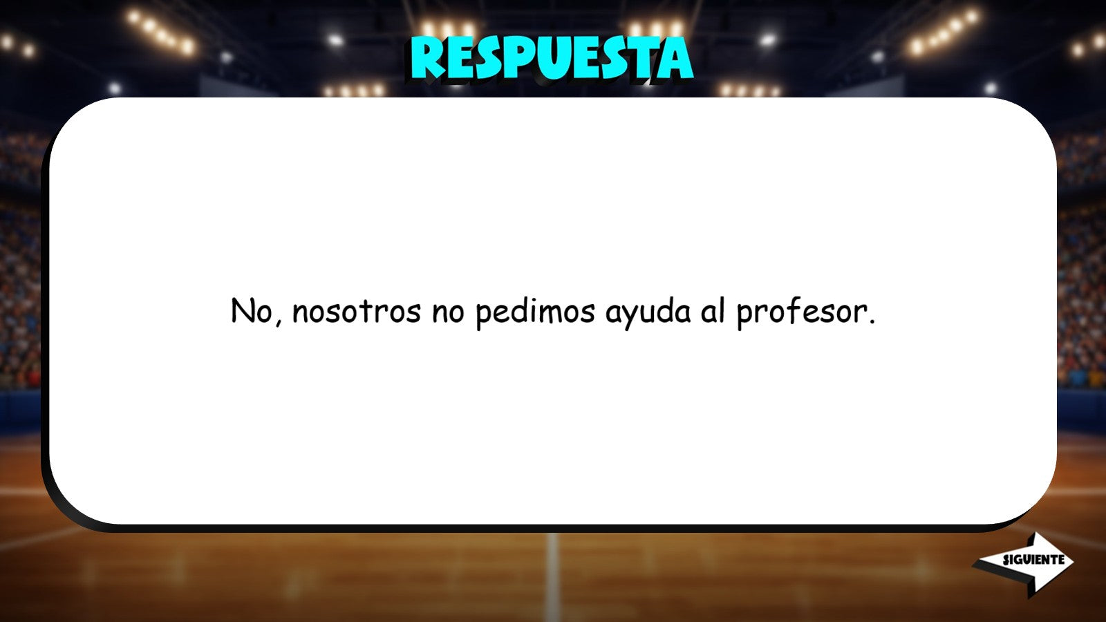 Answer the Question - Giving Advice TRASHKETBALL Spanish Game - No Prep Exercise