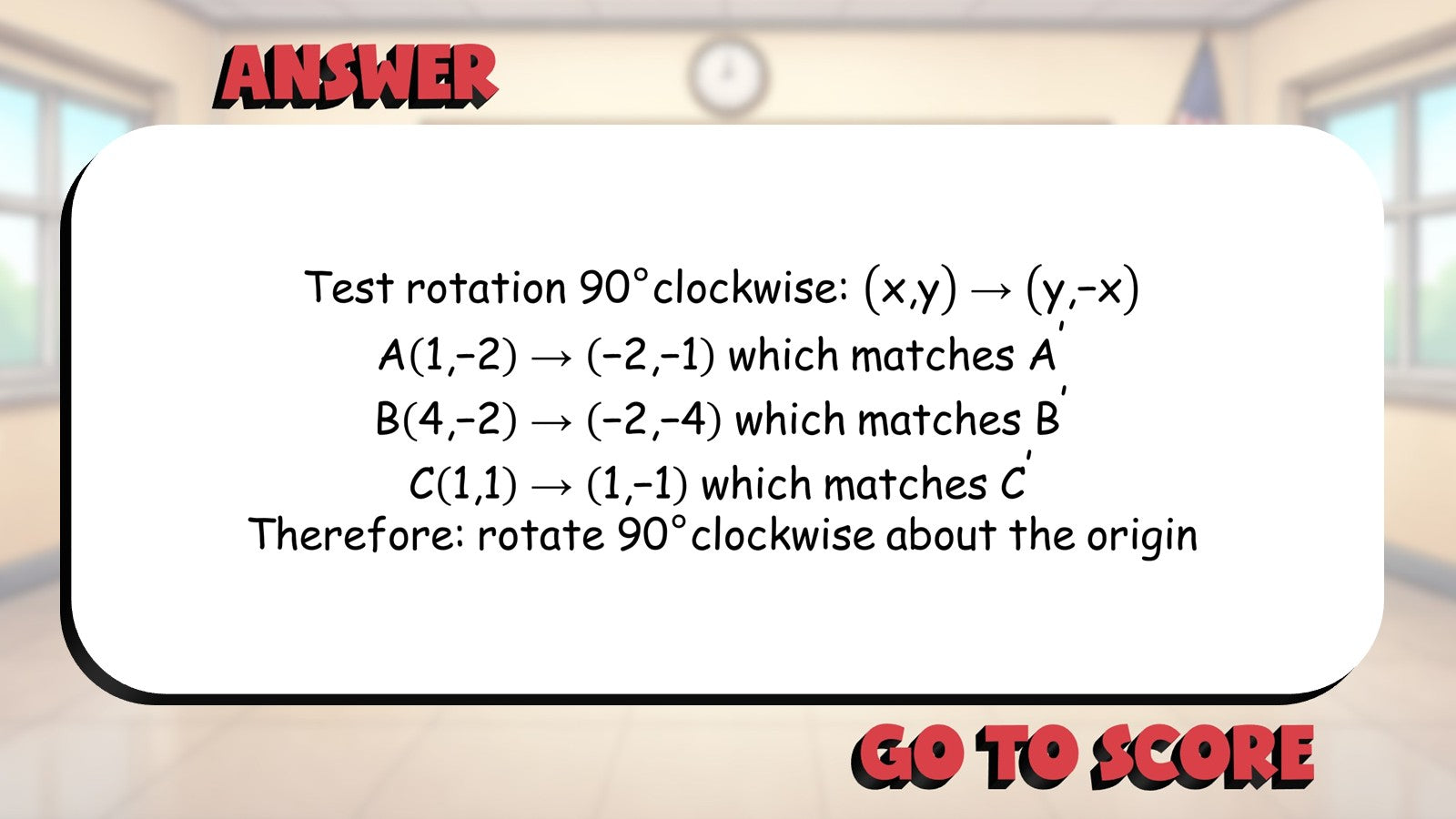 Intro Congruence via Rigid Motions BIG TERRIBLE GAME - Geometry Math Review