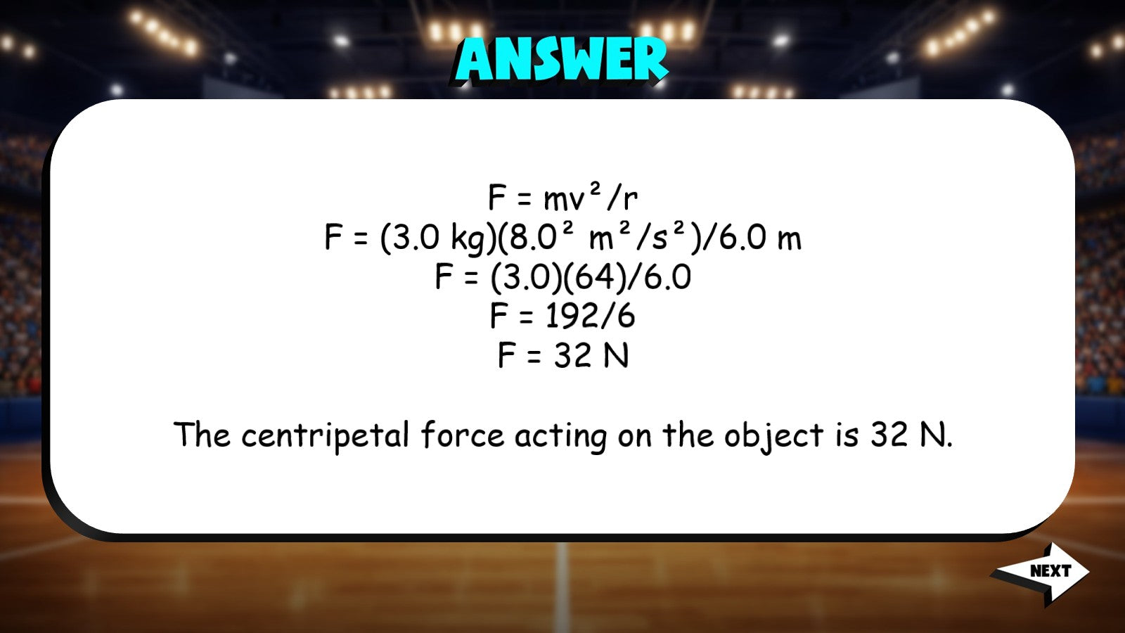 Factors Affecting Circular Motion TRASHKETBALL Science Game - No Prep Physics