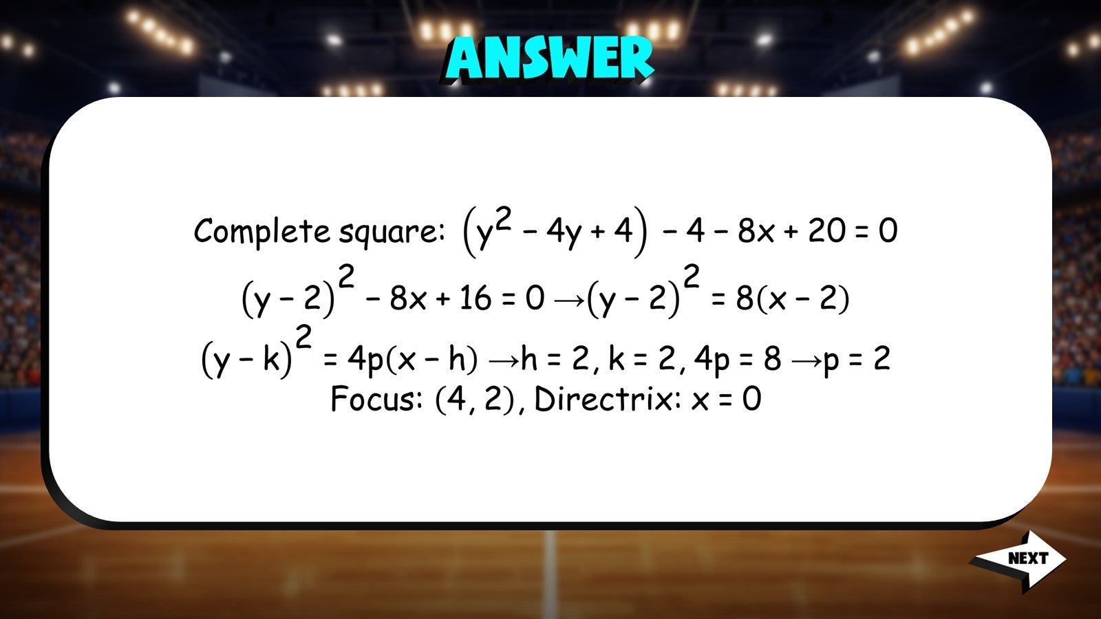 Parabolas TRASHKETBALL Math Game - No Prep Algebra 2 Review Activity