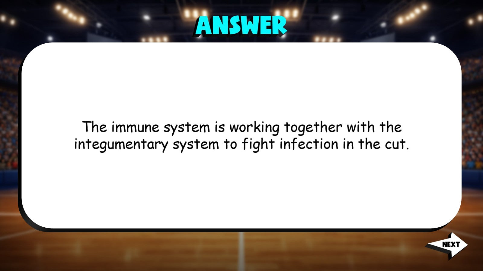 Integumentary System TRASHKETBALL Science Game - No Prep Grade 7 Review Activity