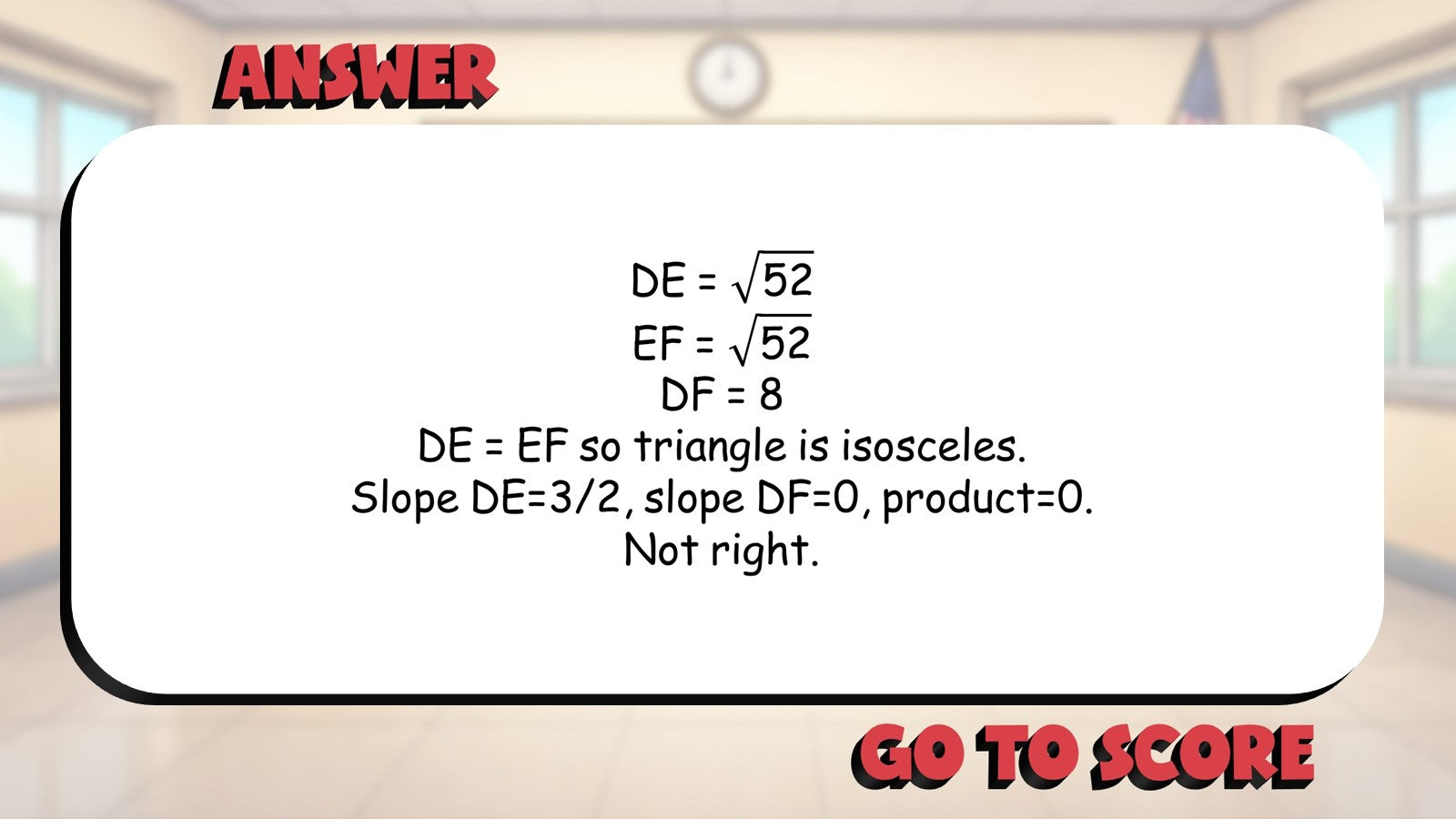Coordinate Proofs in Triangles BIG TERRIBLE GAME - No Prep Geometry Math Review