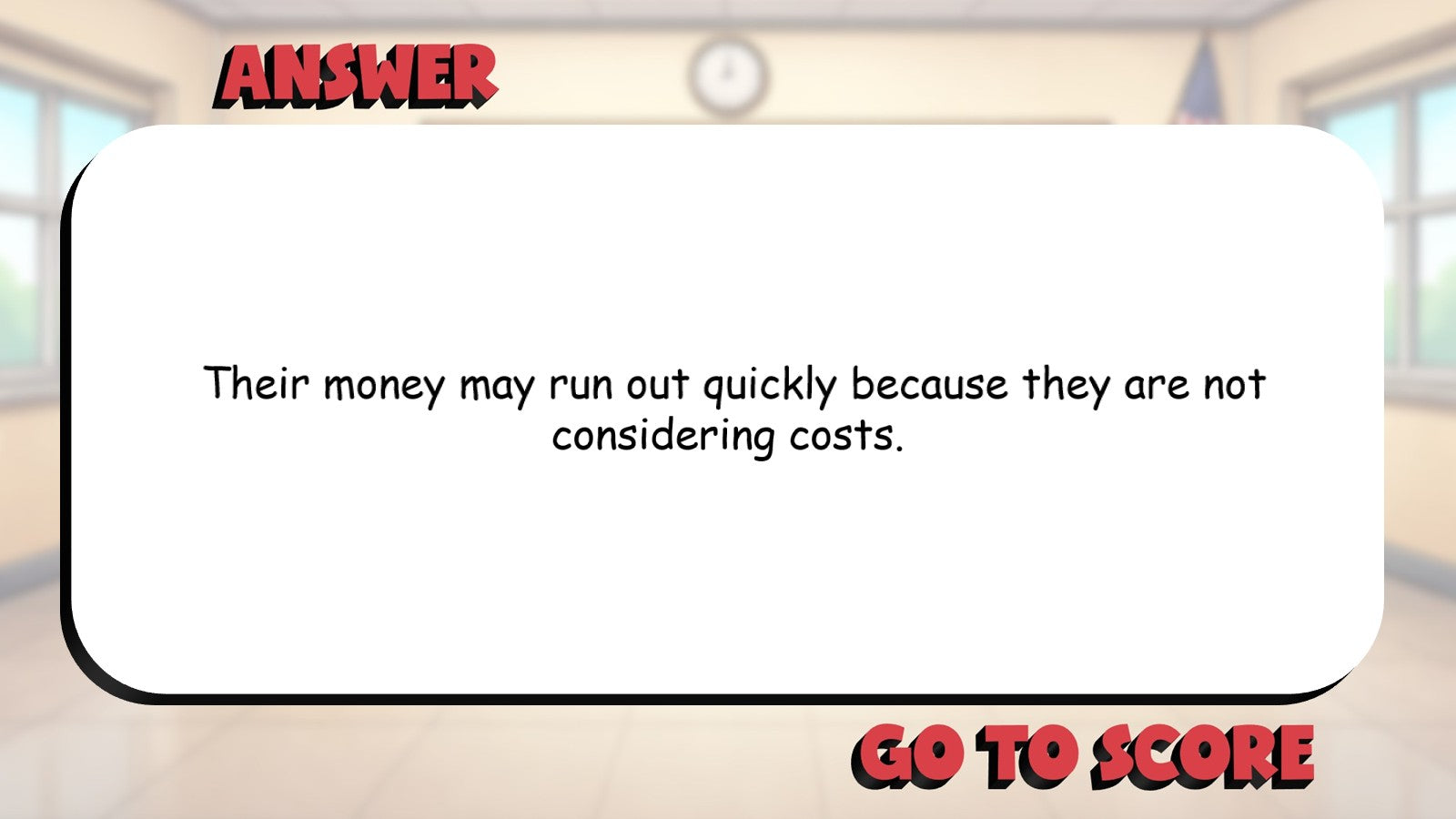 Spending Decisions BIG TERRIBLE GAME - No Prep Grade 3 Socials Review Activity