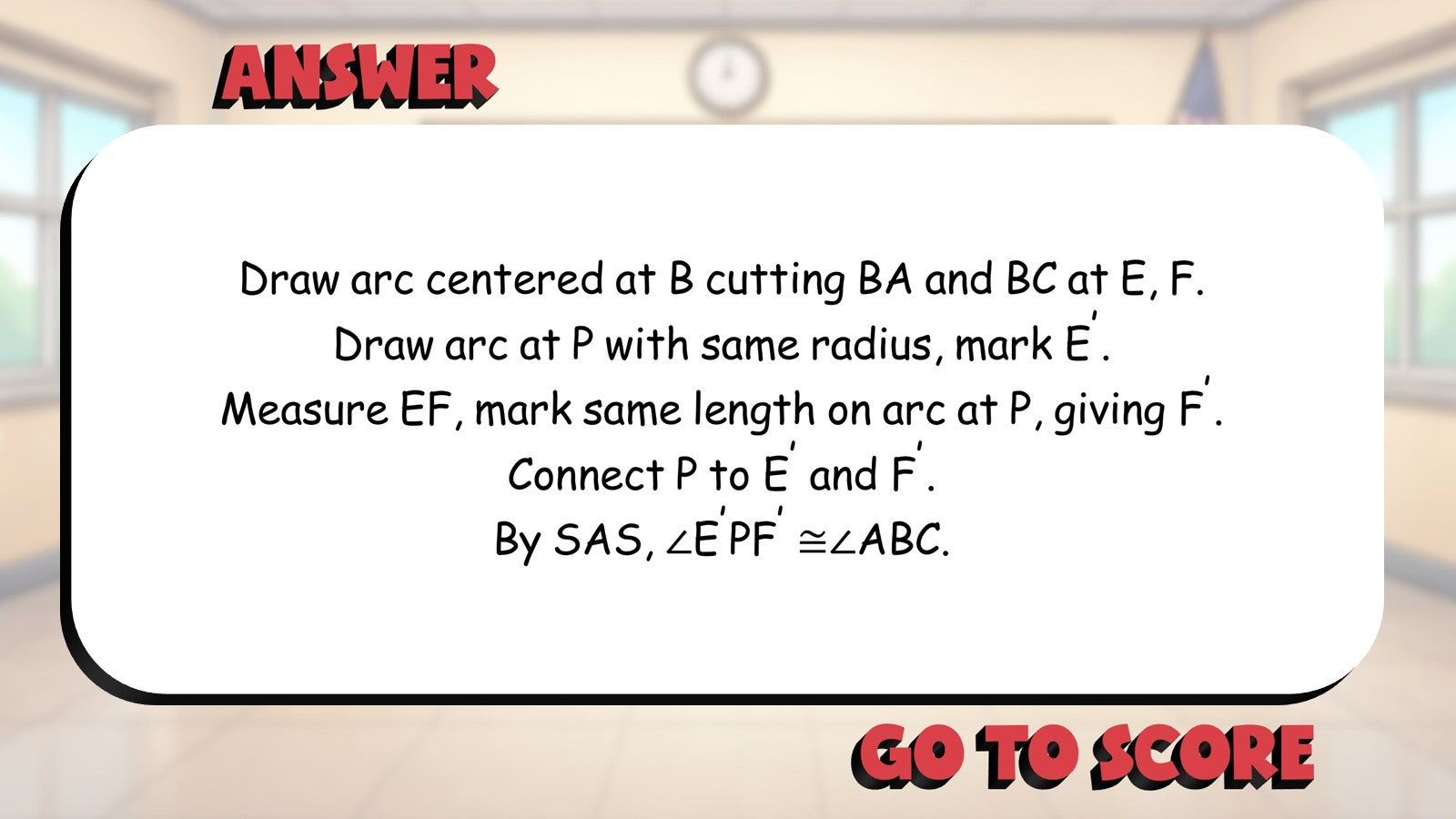 Geometric Constructions BIG TERRIBLE GAME - No Prep Geometry Math Review