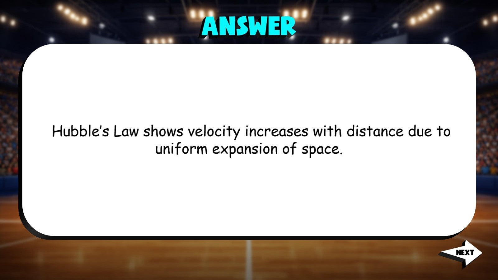 Expanding Universe TRASHKETBALL Science Game - No Prep Astronomy Review Activity