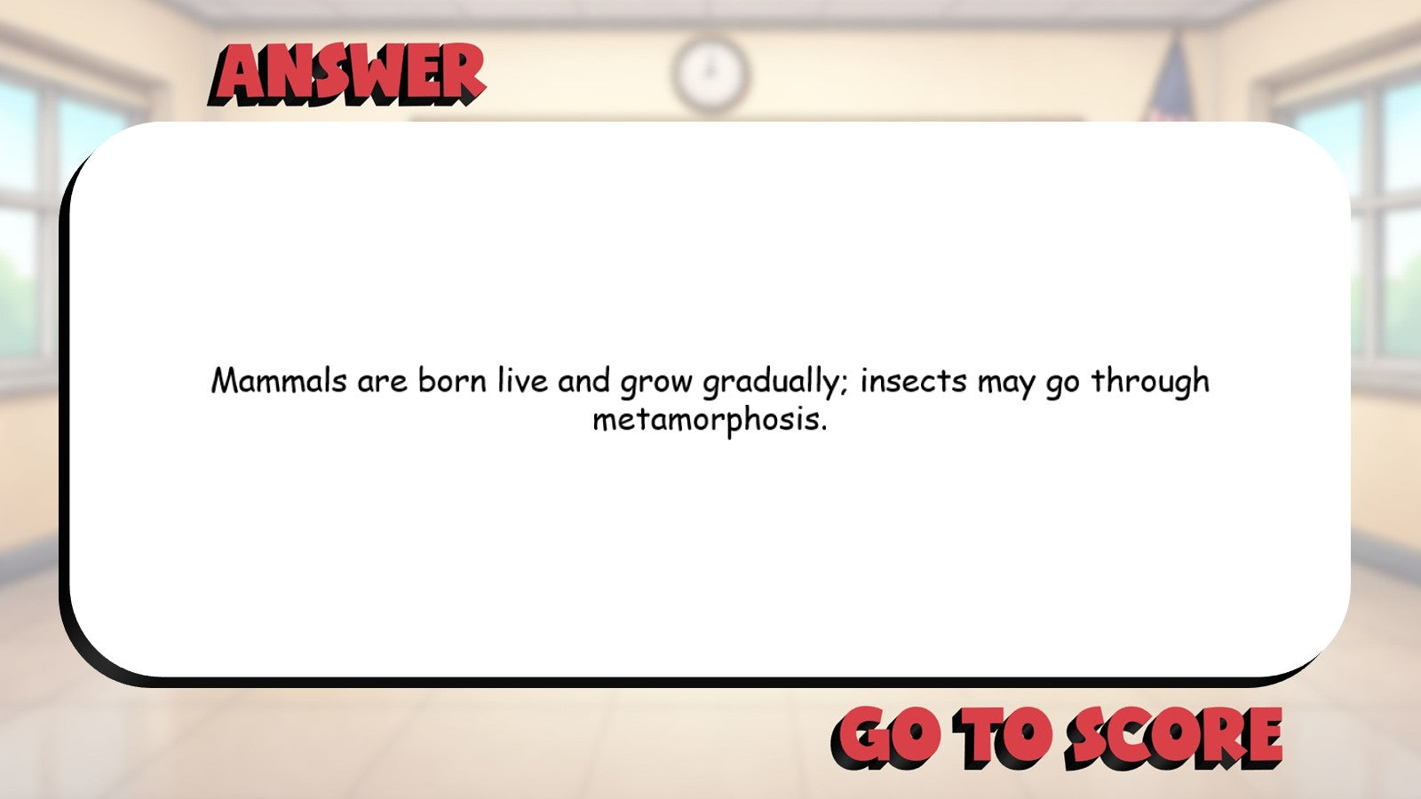 Life Cycle of Animals BIG TERRIBLE GAME - No Prep Grade 4 Science Review
