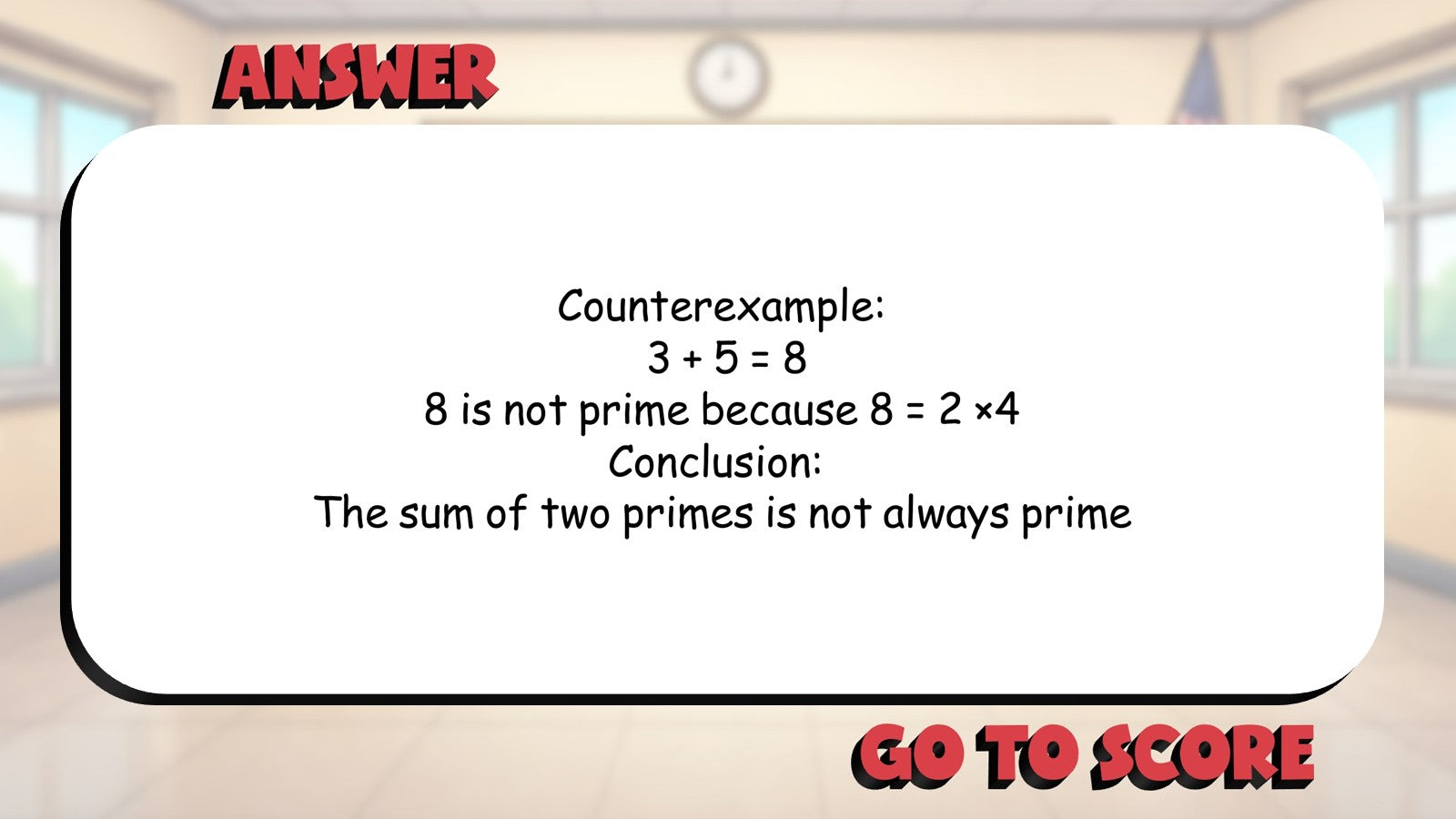 Reasoning Counterexamples BIG TERRIBLE GAME - No Prep Geometry Math Review