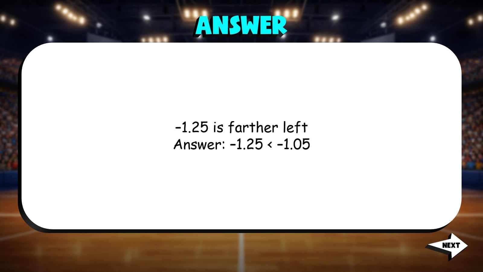 Order Rational Numbers TRASHKETBALL Math Game - No Prep Grade 6 Review Activity