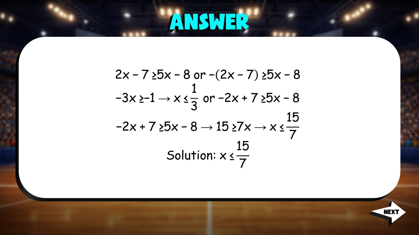 Absolute Value Inequalities TRASHKETBALL Math Game - No Prep Algebra 2 Review