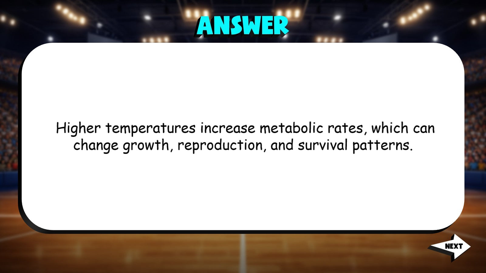 Species Range Shifts TRASHKETBALL Science Game - No Prep Biology Review Activity