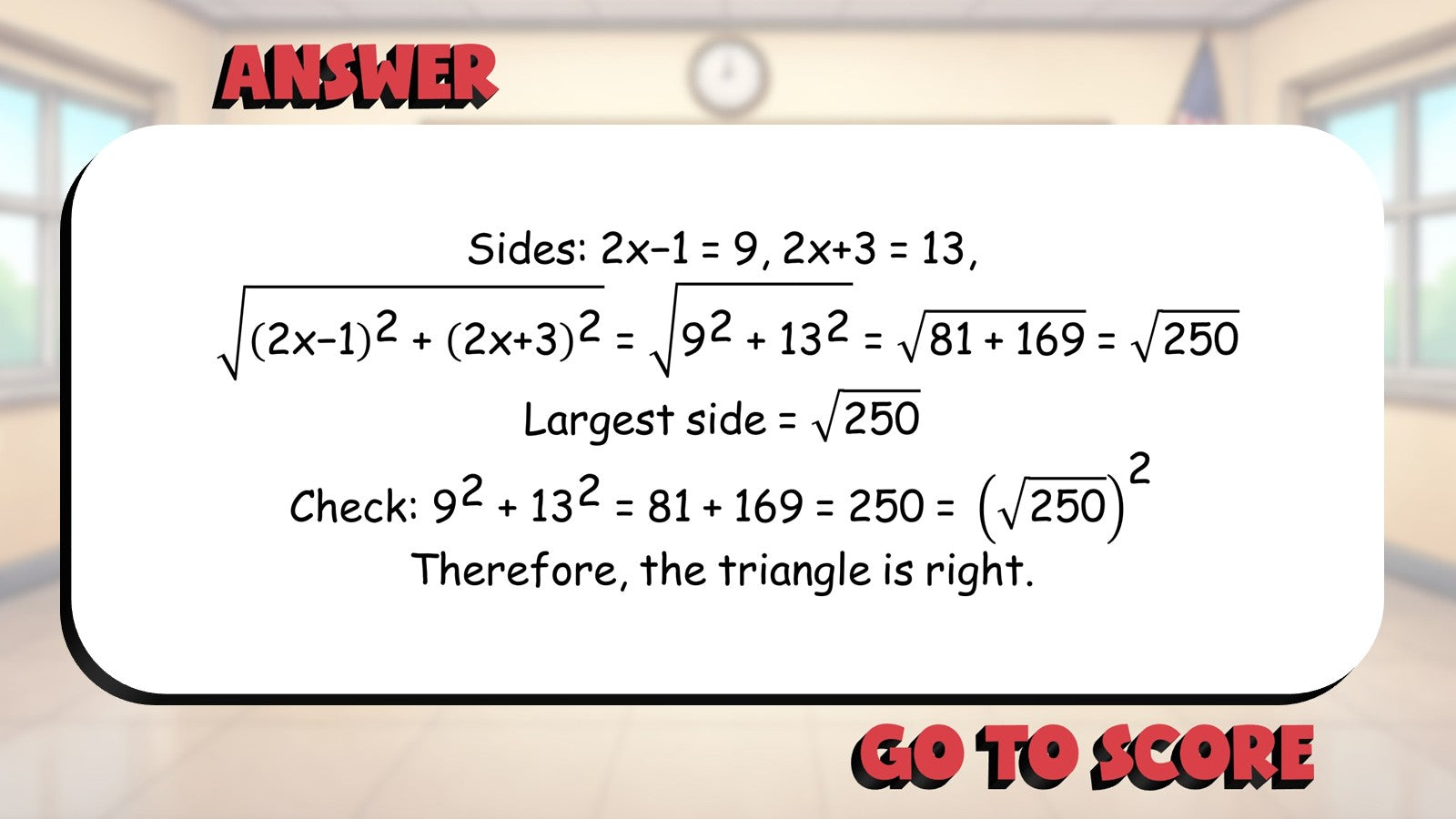 Converse of Pythagorean Theorem BIG TERRIBLE GAME - No Prep Geometry Math Review