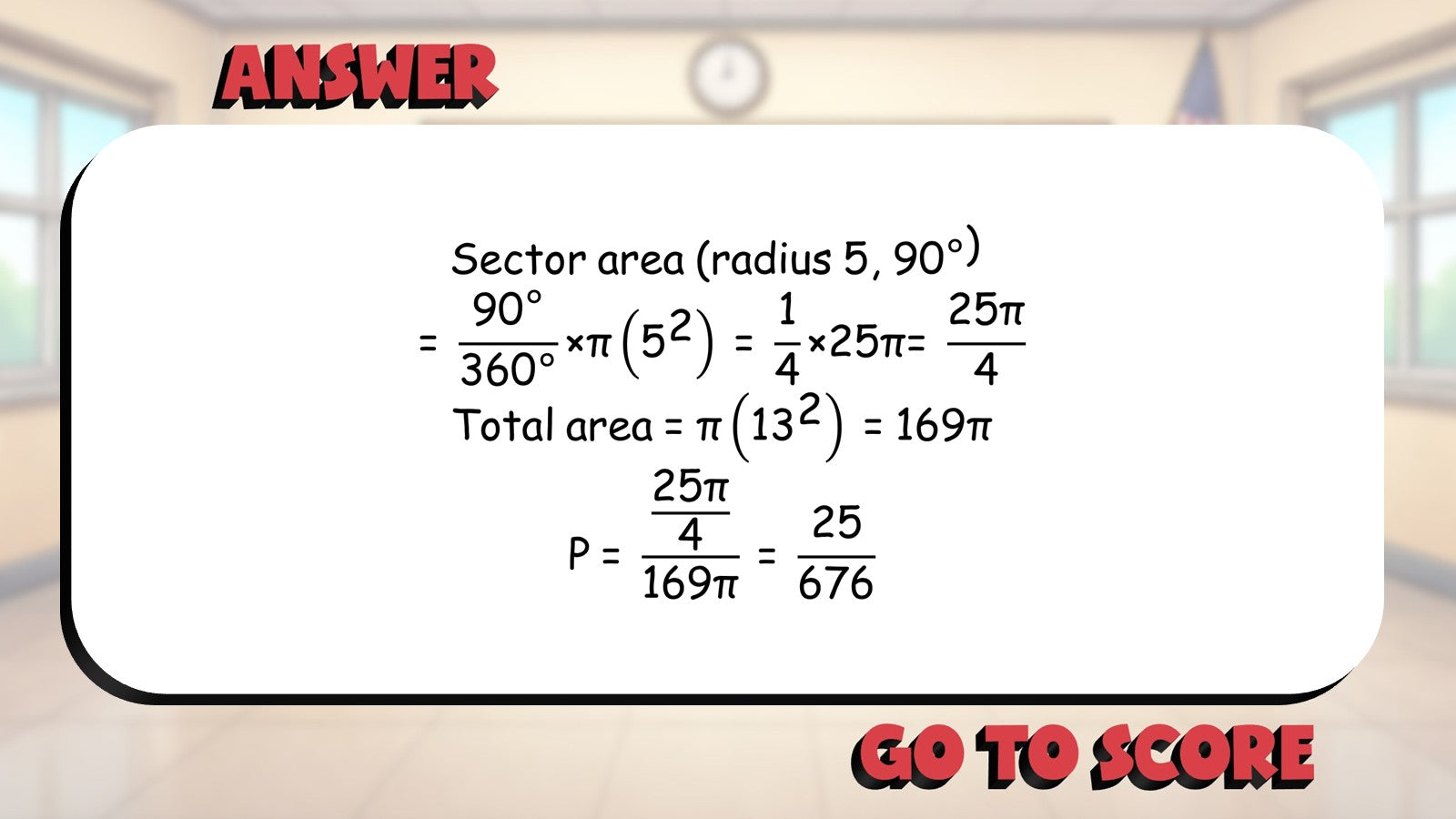 Geometric Probability BIG TERRIBLE GAME - No Prep Geometry Math Review Activity