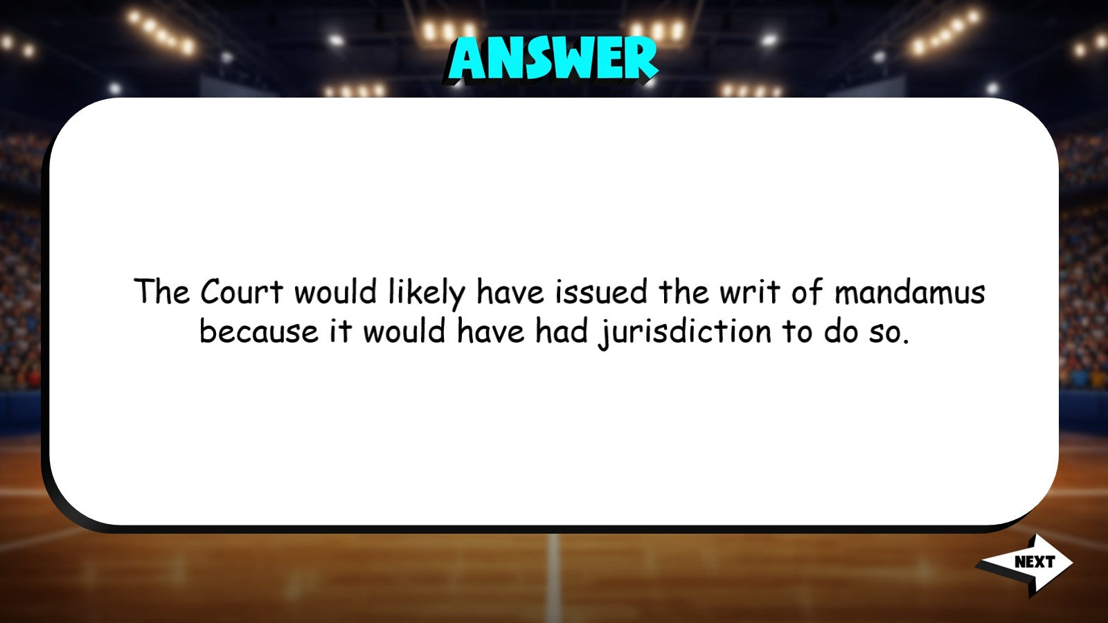 Marbury v. Madison TRASHKETBALL U.S. History Game - No Prep Review Activity