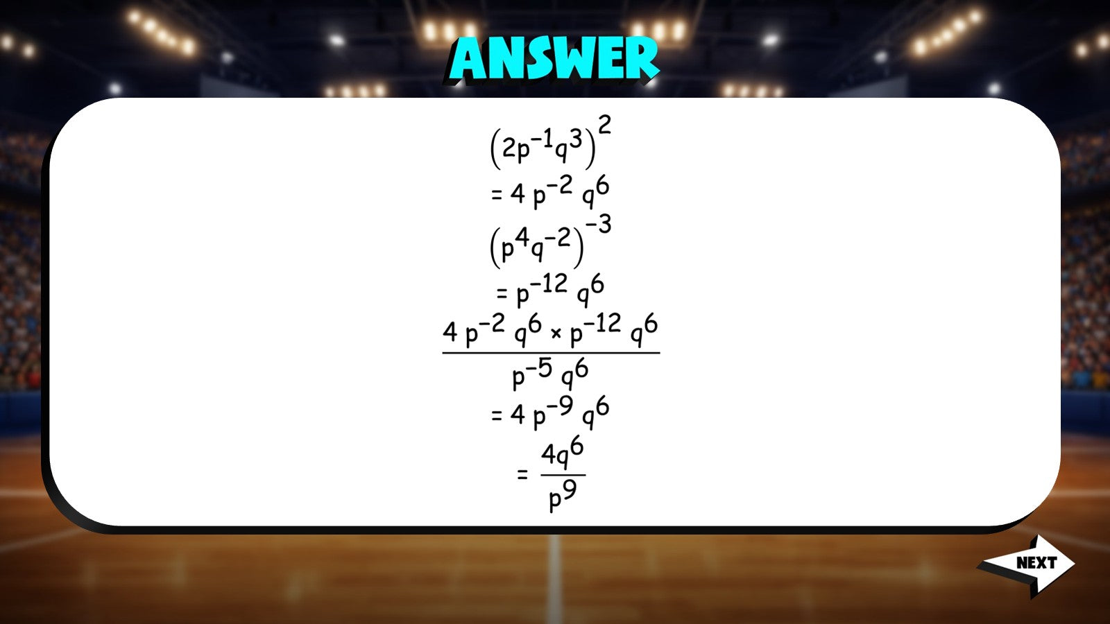 Properties of Exponents TRASHKETBALL Math Game - No Prep Algebra 2 Review