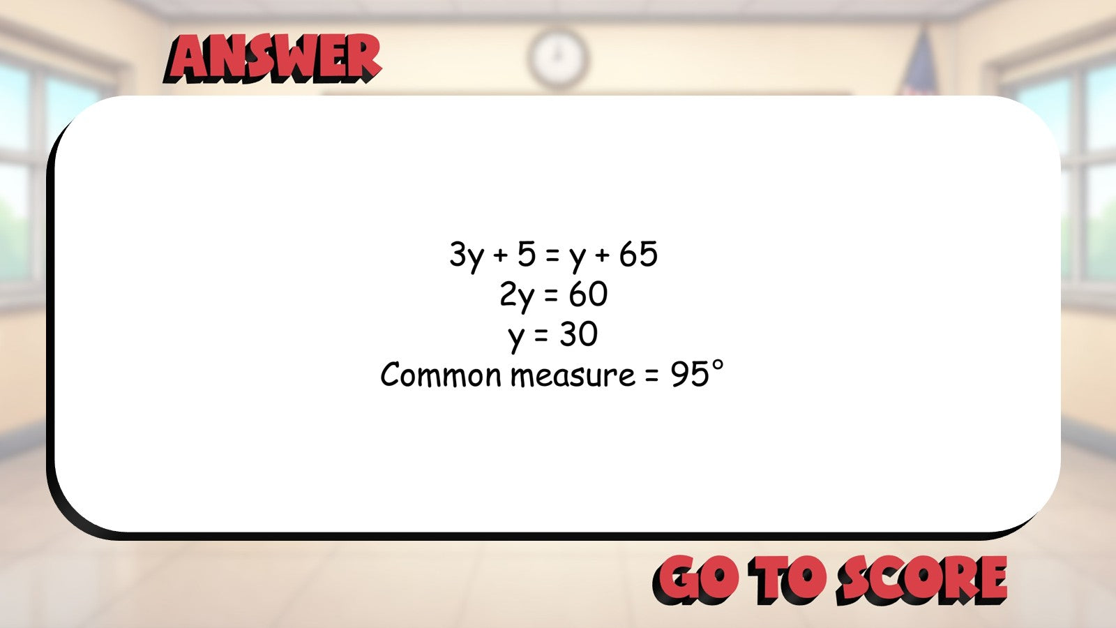 Corresponding Angles BIG TERRIBLE GAME - No Prep Geometry Math Review Activity