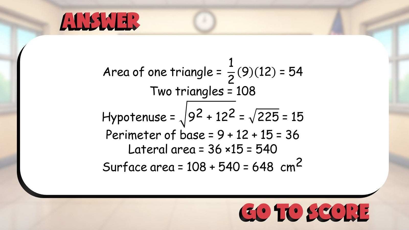 Nets of Solids BIG TERRIBLE GAME - No Prep Geometry Math Review Activity