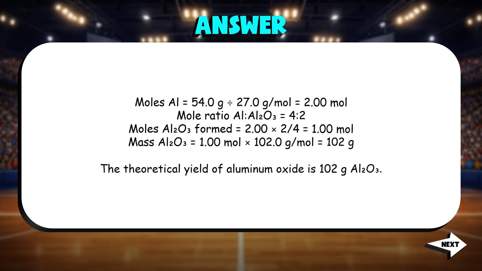 Theoretical Yield TRASHKETBALL Science Game - No Prep Chemistry Review Activity