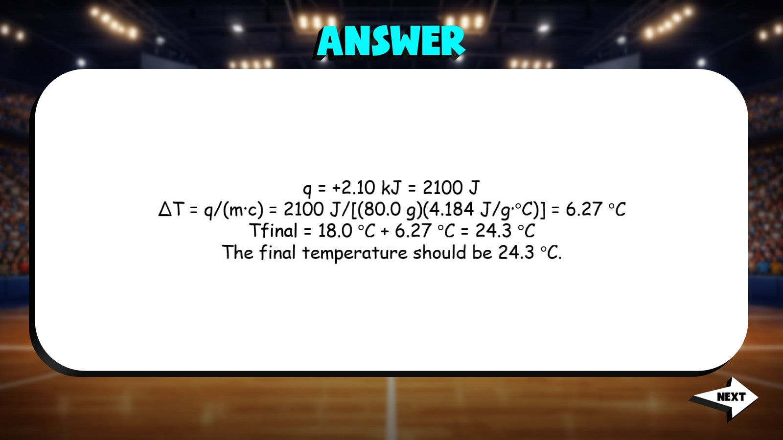 Reaction Enthalpy Calculations TRASHKETBALL Science Game - No Prep Chemistry