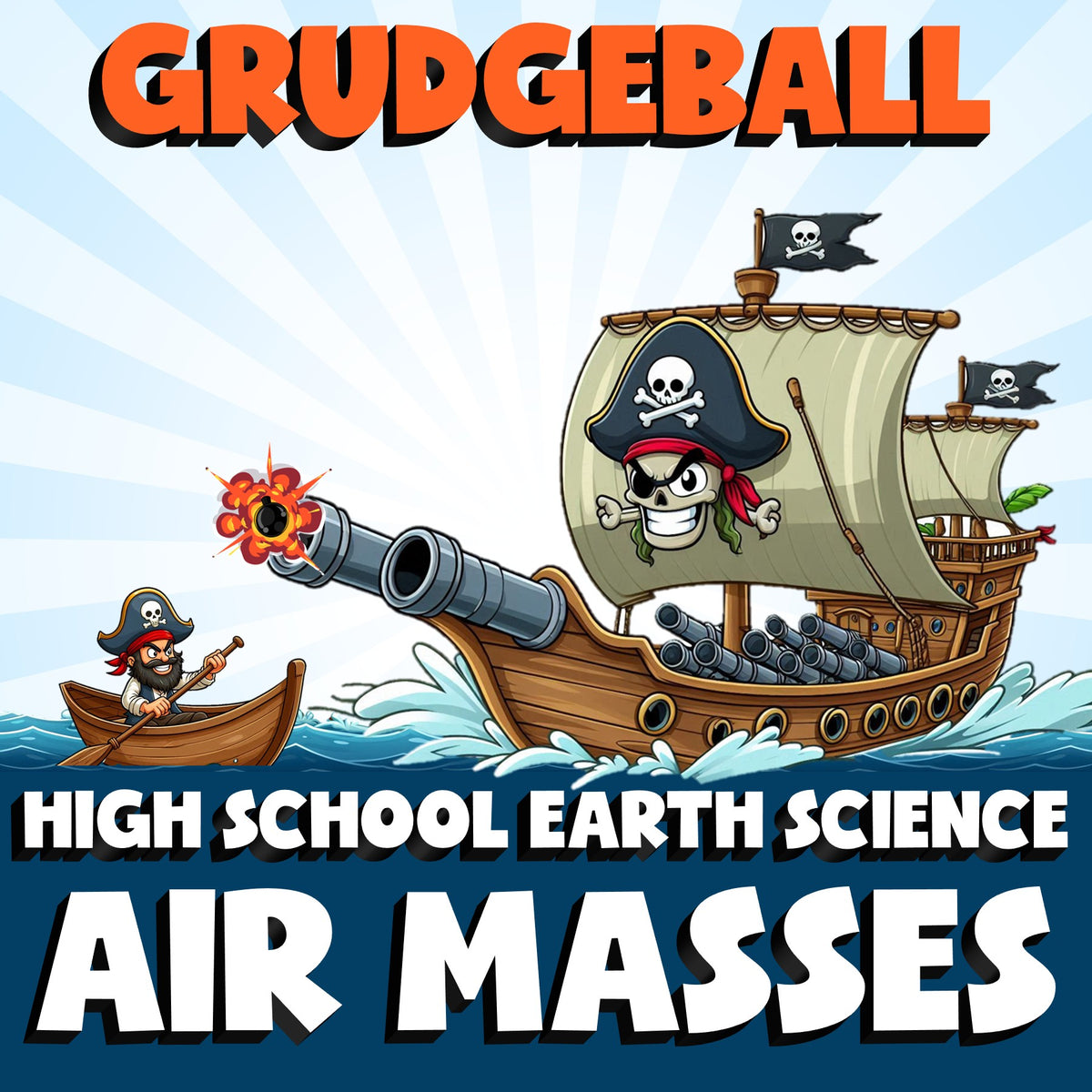 Air Masses GRUDGEBALL Game - No Prep Earth Science Review Activity