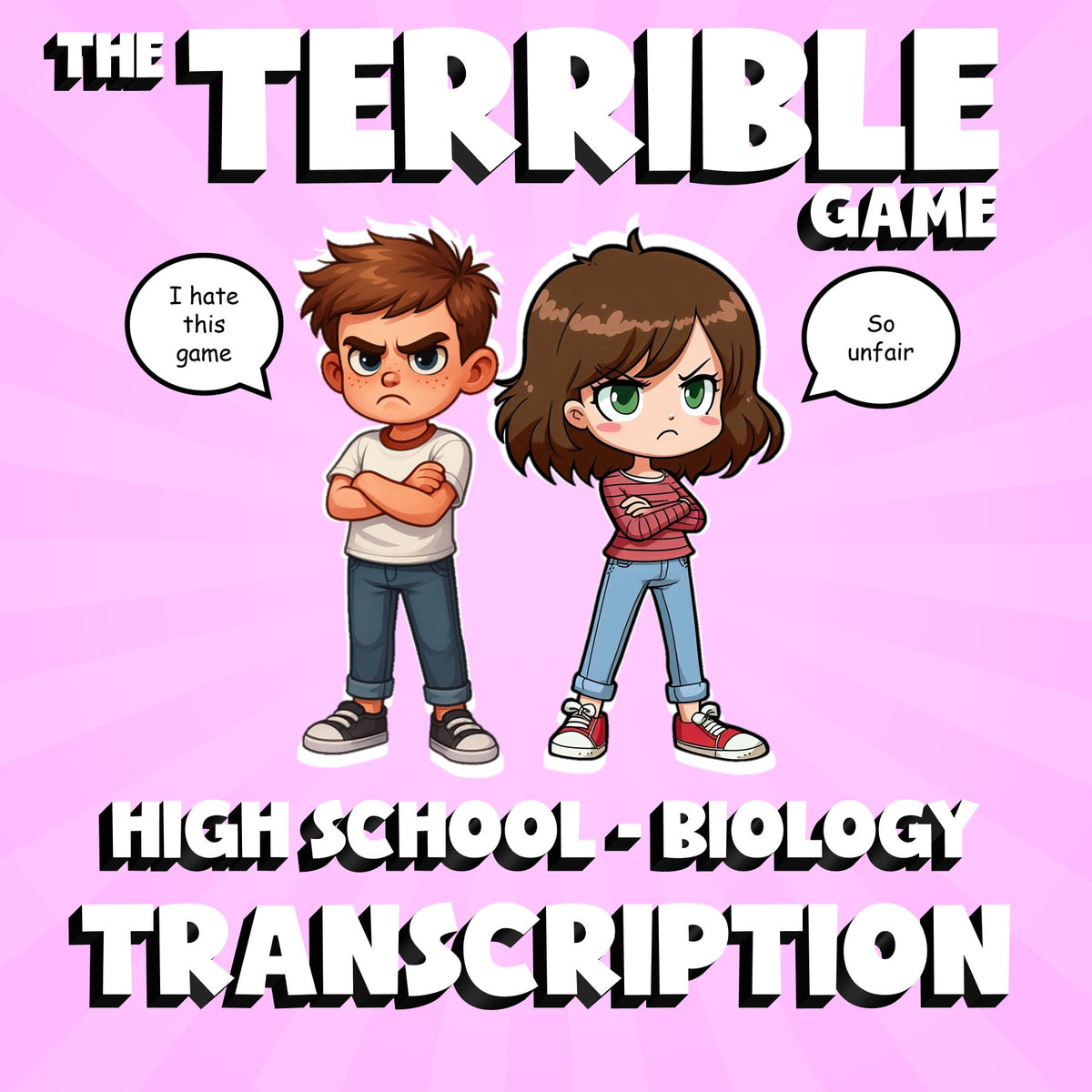Transcription THE TERRIBLE GAME - No Prep Biology Science Review Activity
