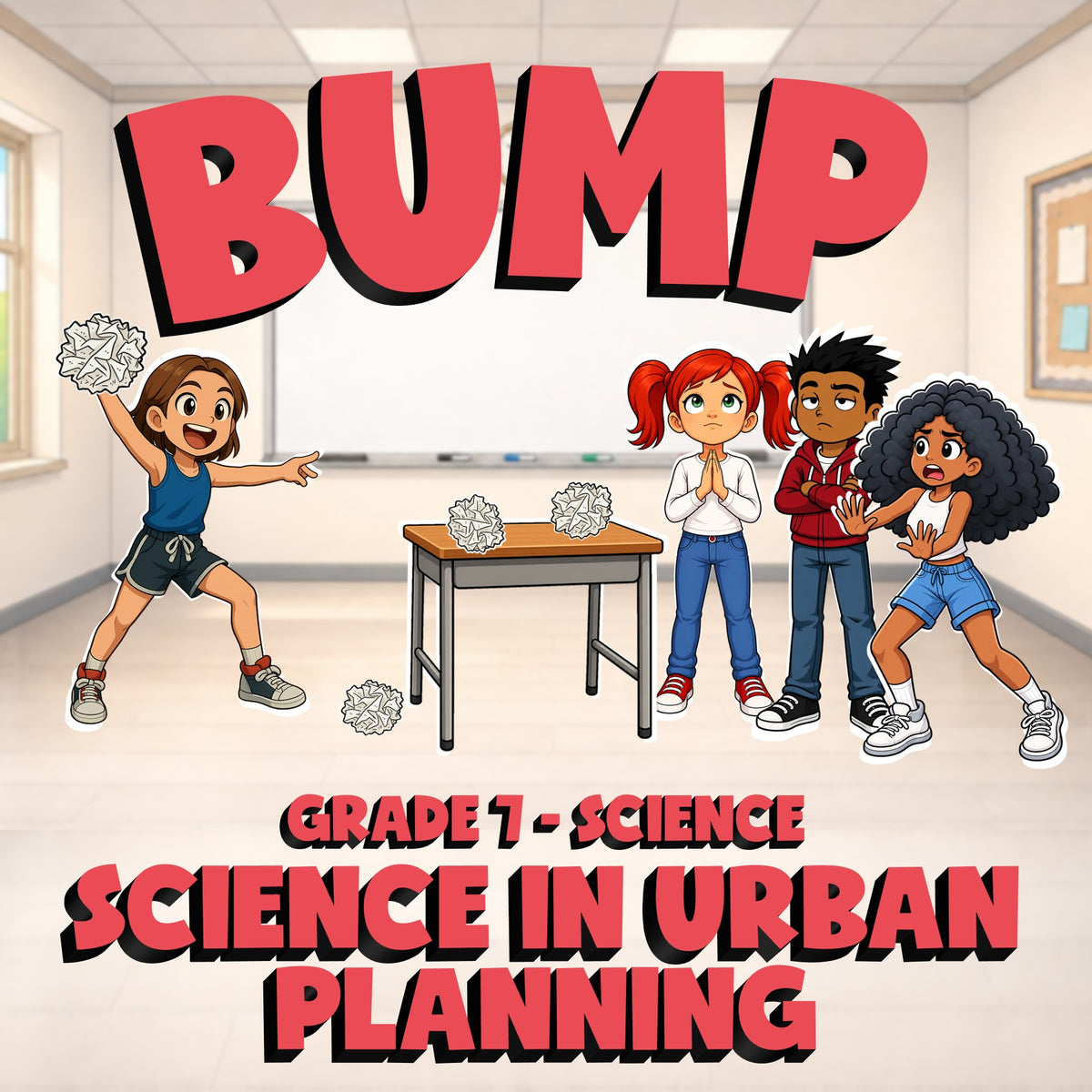 Science in Urban Planning BUMP Science Game - No Prep Grade 7 Review Activity