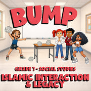 Islamic Interaction & Legacy BUMP Socials Game - No Prep Grade 7 Review Activity