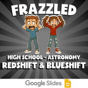 Redshift & Blueshift FRAZZLED Science Game - No Prep Astronomy Review Activity