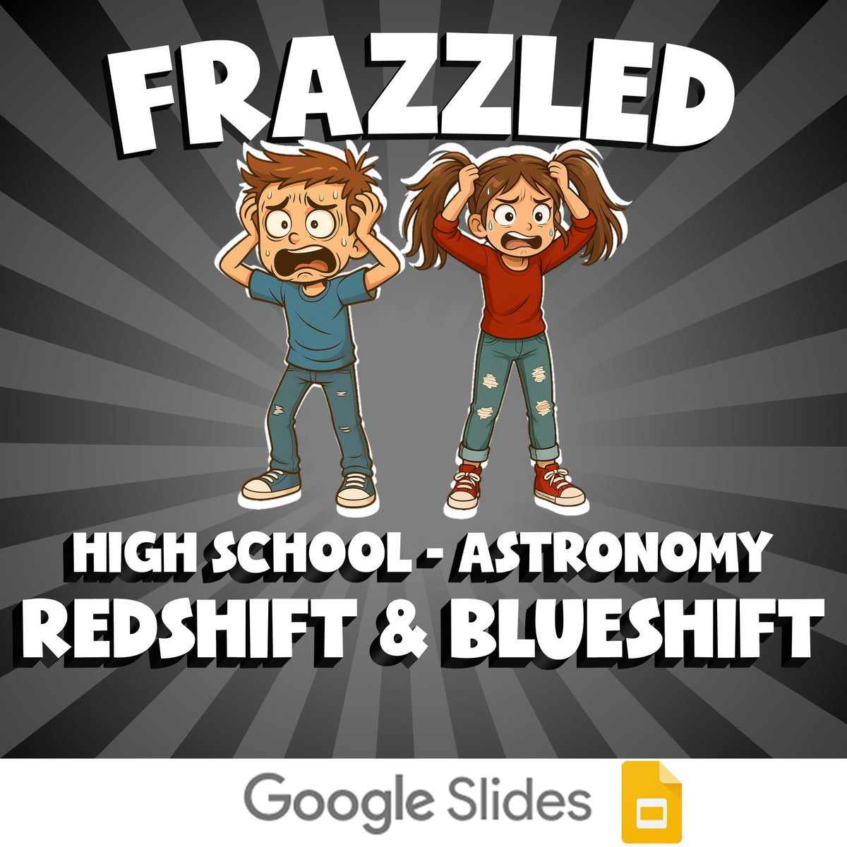 Redshift & Blueshift FRAZZLED Science Game - No Prep Astronomy Review Activity
