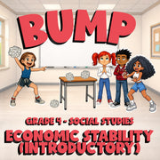 Economic Stability (Introductory) BUMP Socials Game - No Prep Grade 4 Review