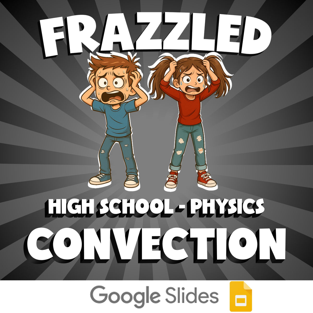Convection FRAZZLED Science Game - No Prep Physics Review Activity