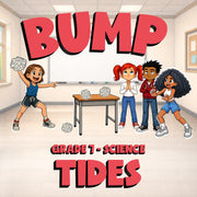 Tides BUMP Science Game - No Prep Grade 7 Review Activity