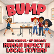 Human Impact in Local Systems BUMP Science Game - No Prep AP Biology Review