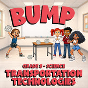 Transportation Technologies BUMP Science Game - No Prep Grade 8 Review Activity