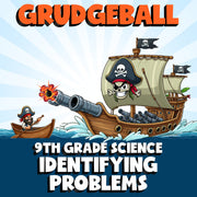 Identifying Problems GRUDGEBALL Science Game - No Prep Grade 9 Review Activity