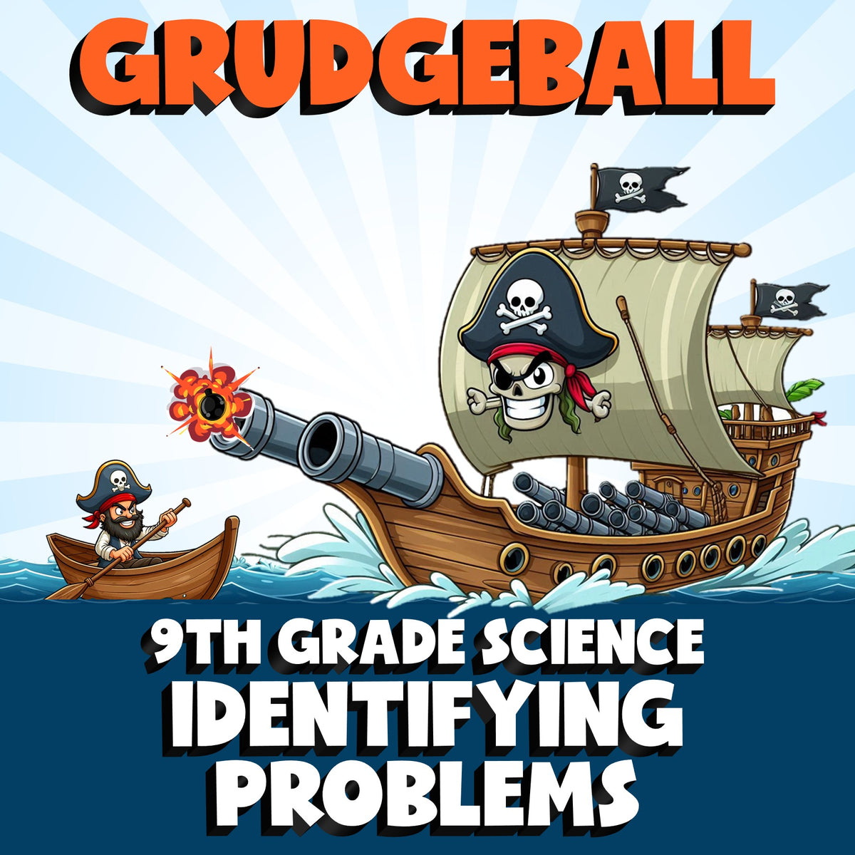 Identifying Problems GRUDGEBALL Science Game - No Prep Grade 9 Review Activity