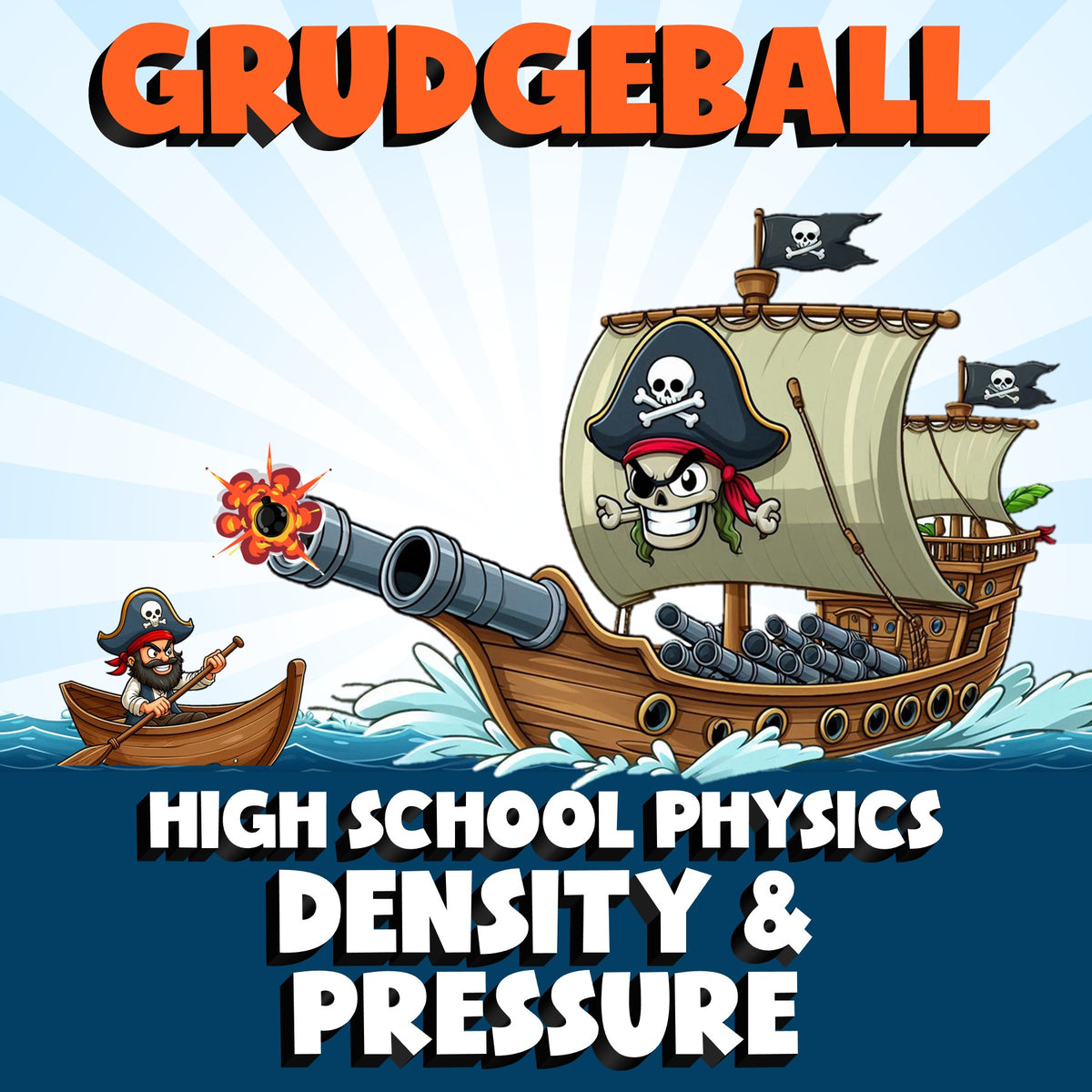 Density & Pressure GRUDGEBALL Science Game - No Prep Physics Review Activity