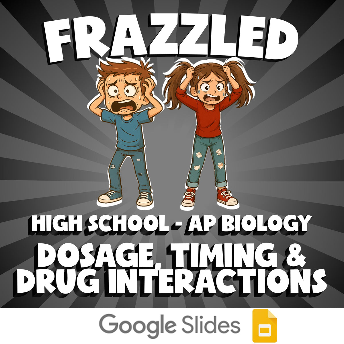 Dosage, Timing & Drug Interactions FRAZZLED Science Game - No Prep AP Biology